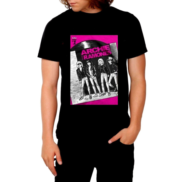 Ramones Other - Archie meets Ramones Logo punk rock Official cotton T-Shirt XL NWT